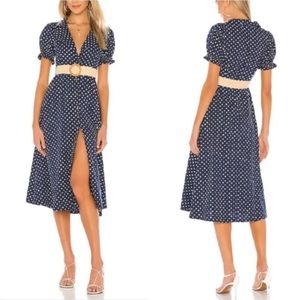 WeWoreWhat Bella Polka Dots A-line Dress XS NWT